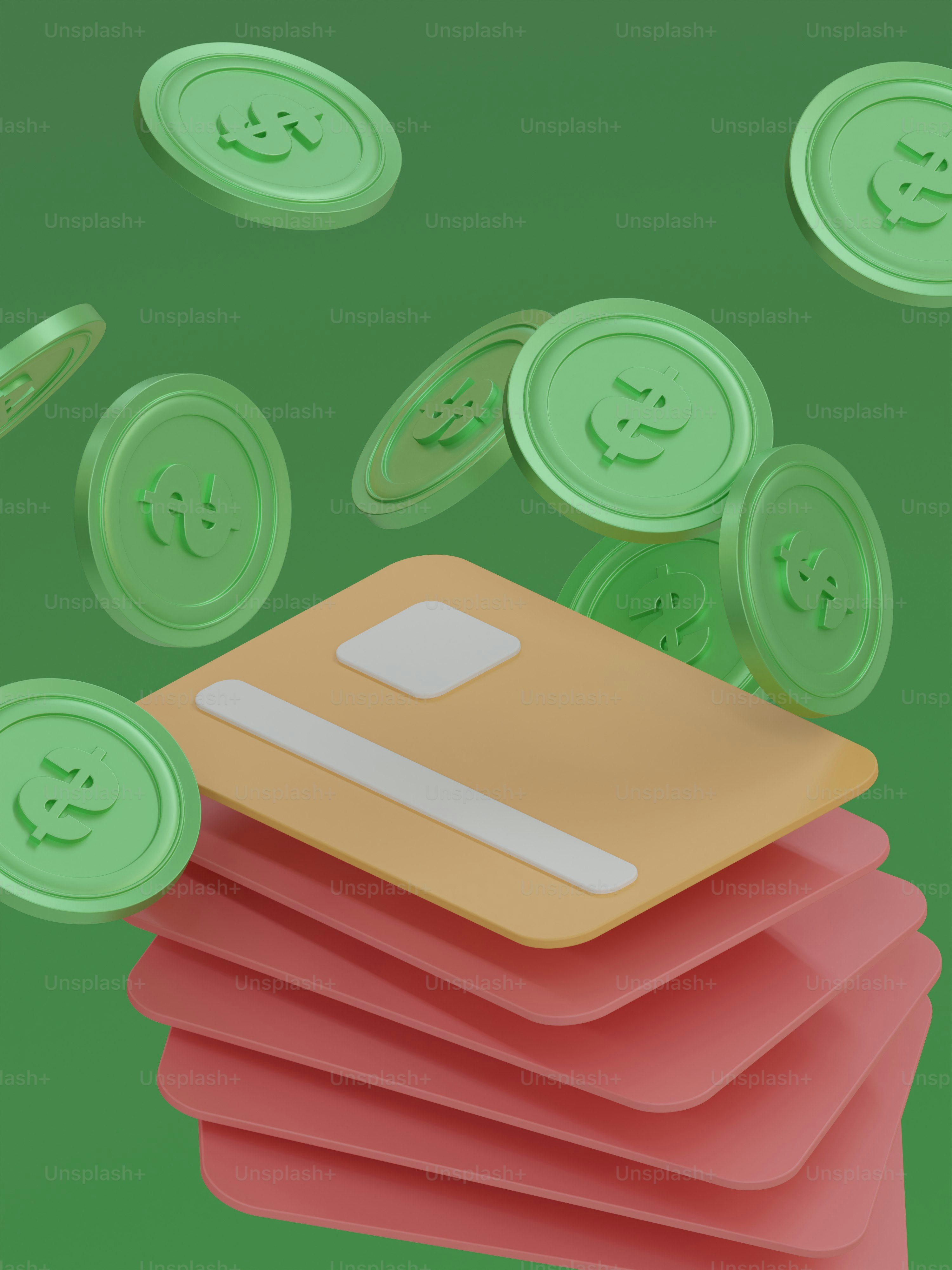a pile of green buttons sitting on top of each other